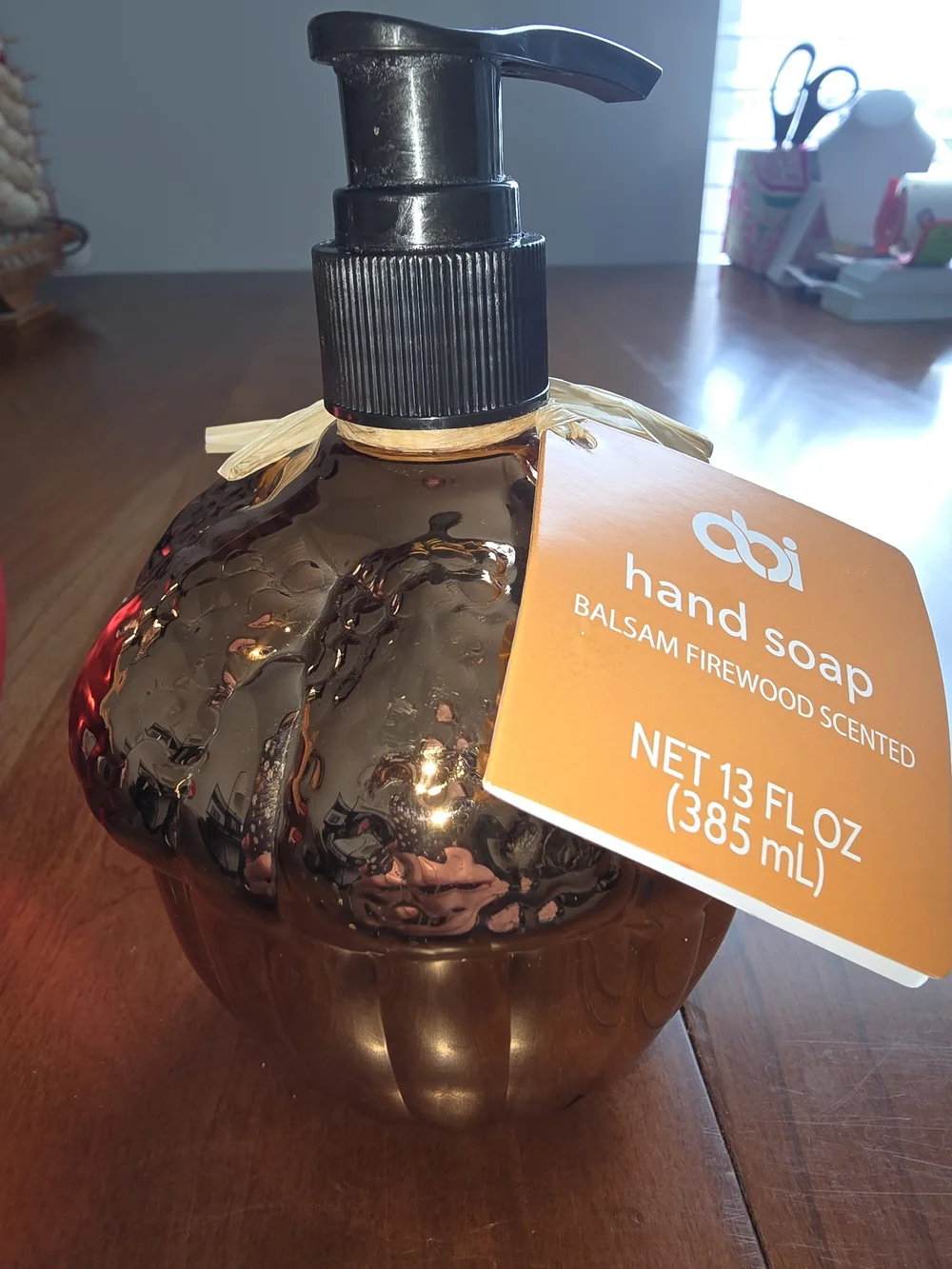 abi Apple Cinnamon and Balsam Firewood Scented Hand Soaps, NWT, Apple & Acorn